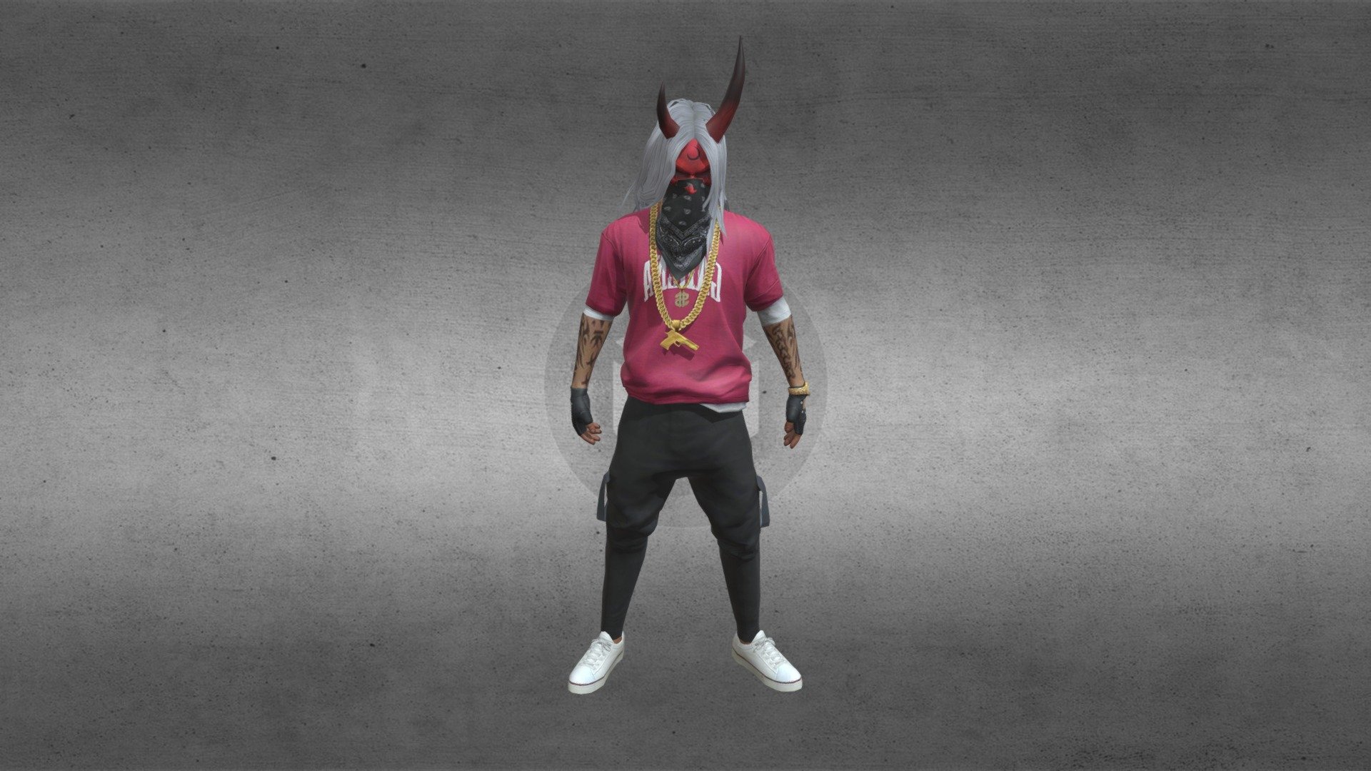 free fire samurai x hiphop 3d model - Download Free 3D model by PACE GAMING  FF (@) [abe4027]