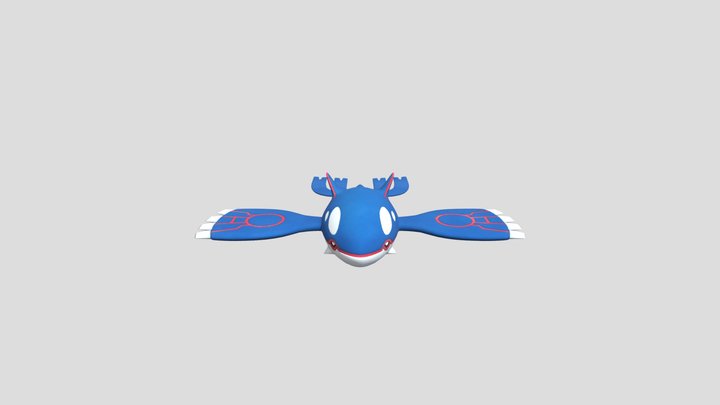 Kyogre - Pokemon Scarlet Violet 3D Model