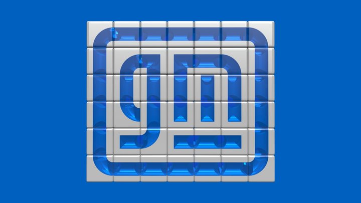 General Motors logo, 3D CAD Model Library