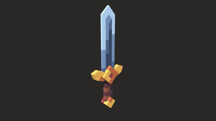 Hero Sword 3D Model