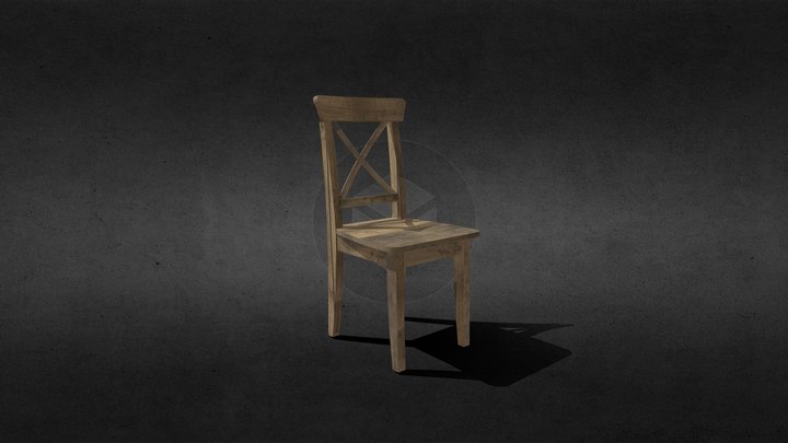 Chair / Wooden Chair – Kostenloses 3D-Modell STL