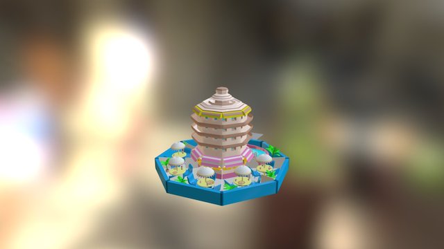 Hotel Maquette 3D Model