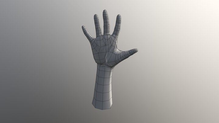 A03_Hand_model_sculpt 3D Model