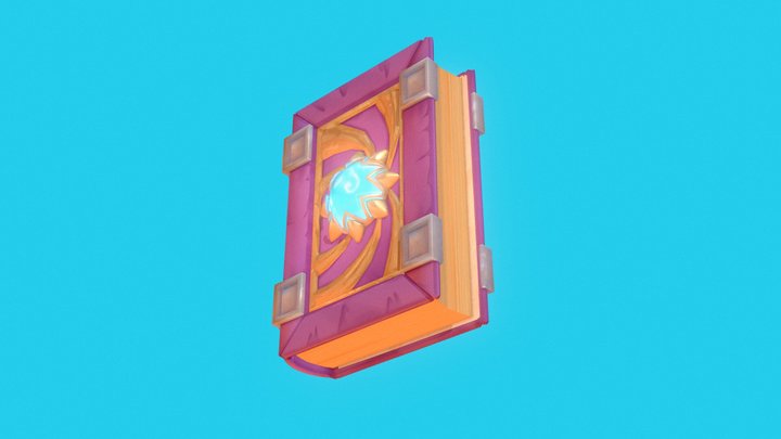 Spells Book 3D Model