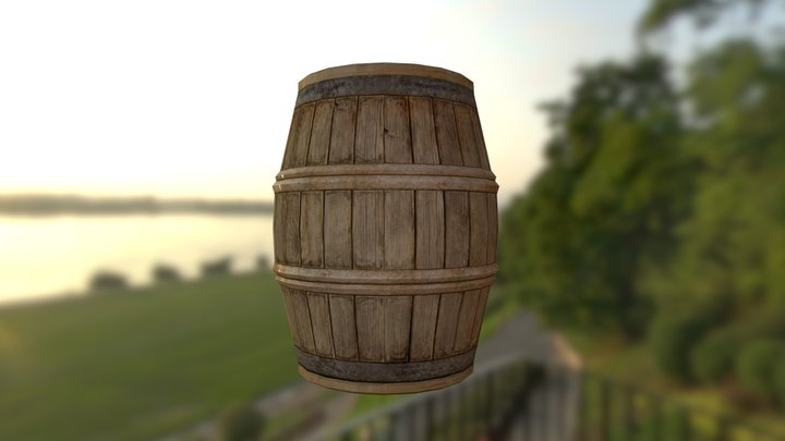 Barrel V3 3D Model
