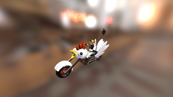 Plofmobiel Kart 3D Model