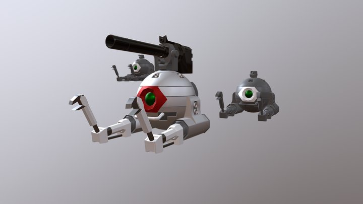 RB- 79 Ball from Gundam Universe 3D Model
