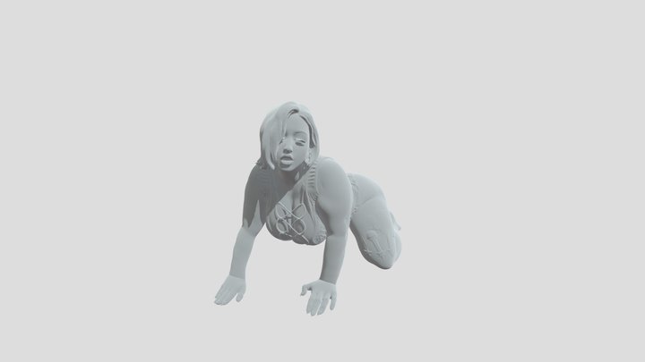 Curvy girl 3D Model