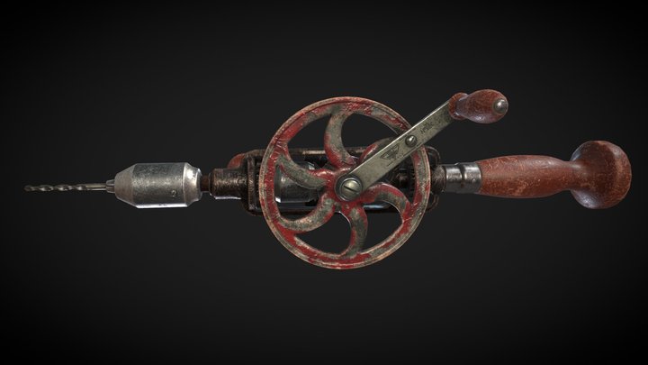 Millers Fall Drill  N980 - Game Asset Pipeline 3D Model