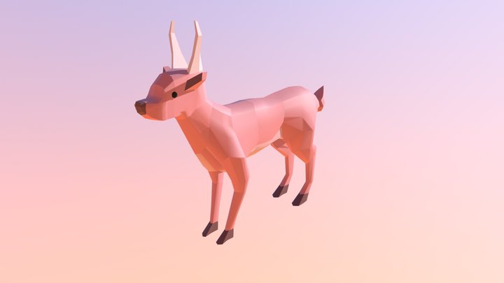 Deer Model 3D Model