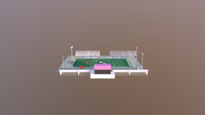 TAK Practice Field.c4d 3D Model