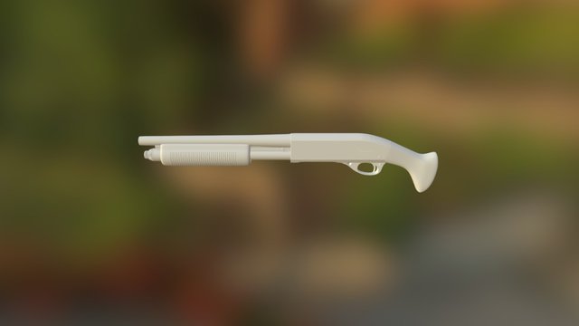 Sawed- Off Whole 3D Model