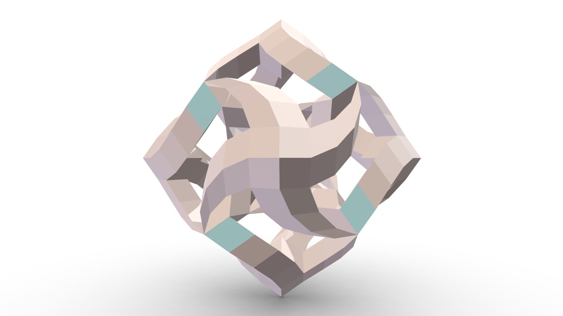 Curved Rhombic Dodecahedron