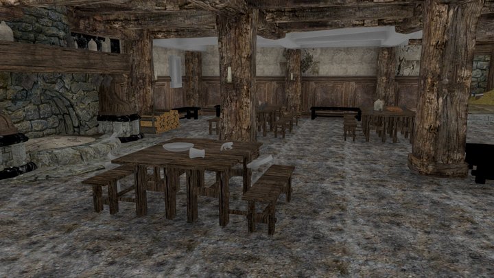 Medieval restaurant – Modelo 3D gratuito STL