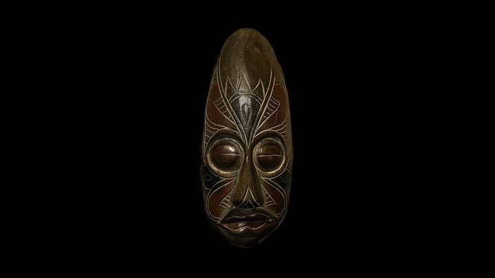 African Mask 3D Model