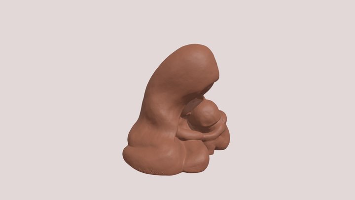 mother_daughter_solid 3D Model