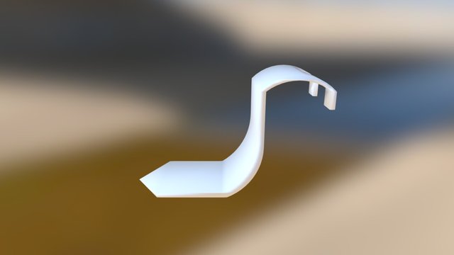 Clip On Broom - Dirt Scratcher 3D Model