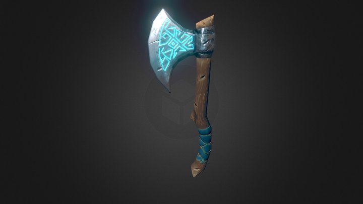Stylized Axe 3D Model