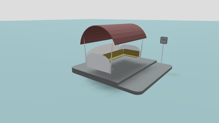 Bus_stop 3D Model