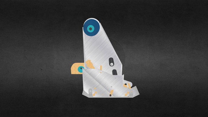 Tape Header for Automatic Machine 3D Model