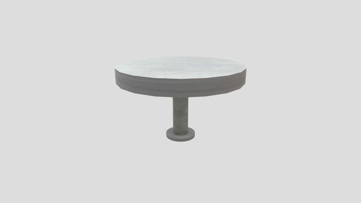 Park table 3D Model