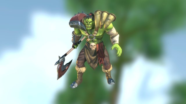 Warcraft - Orc Warrior 3D Model