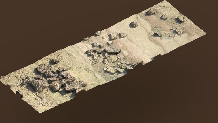Larache (Morocco) - Boulders - UAV - 15/09/2019 3D Model