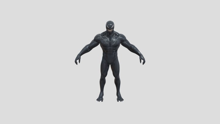 Venom (Rigged) 3D Model