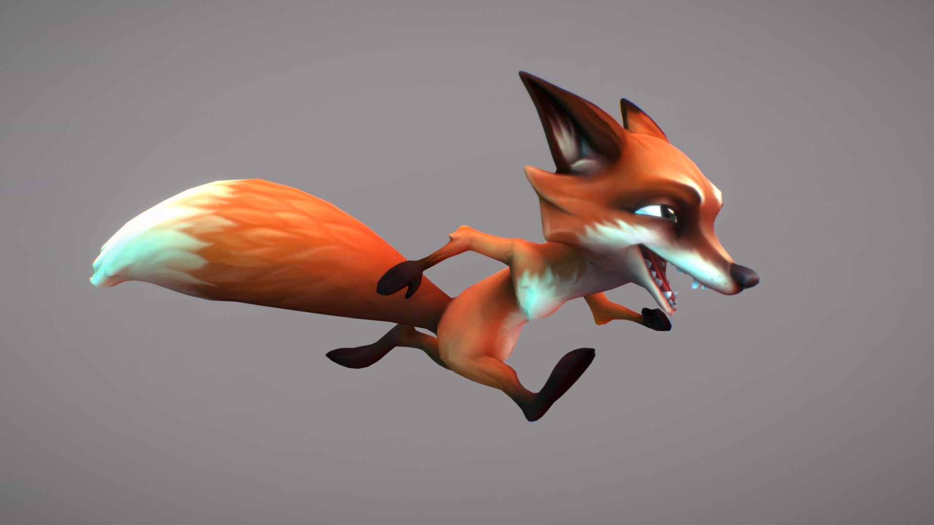 Buy Forest Animal: Fox 3D Model. 
