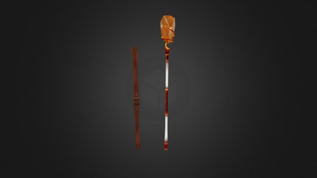 Hand Painted Props 3D Model