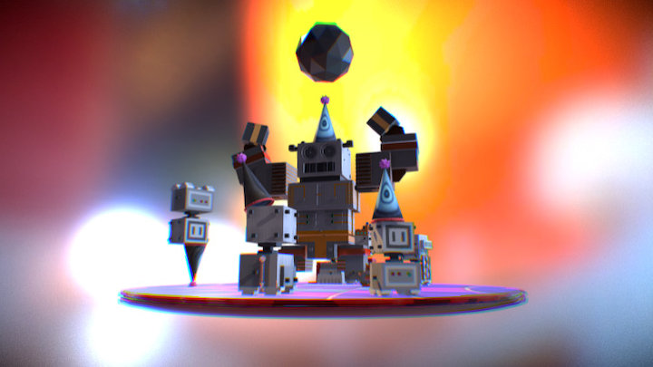 GPA Robot Party! 3D Model