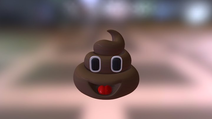 Emot Poop 3D Model