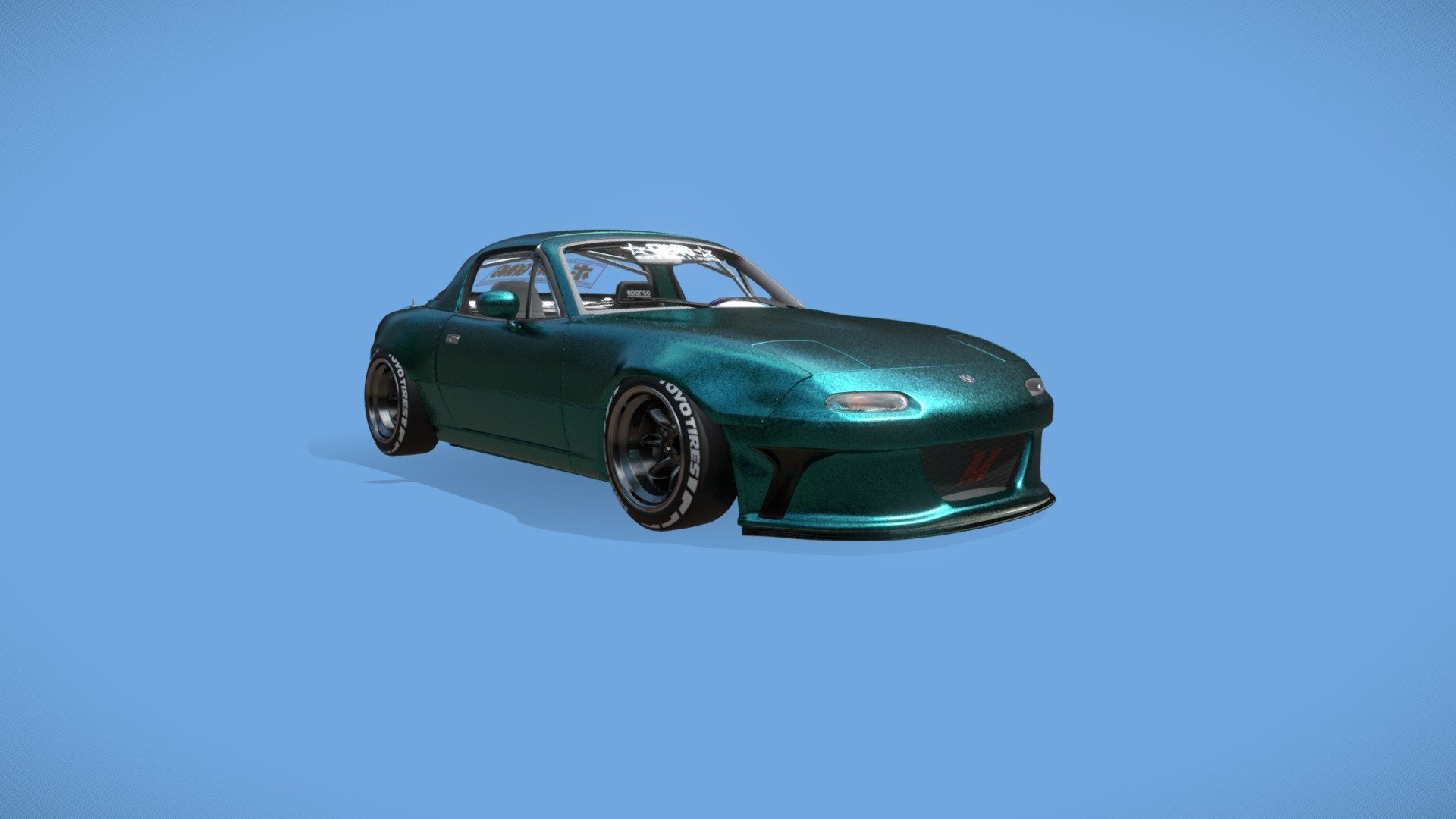 Mazda Miata N/A Hardtop - Download Free 3D Model By ...