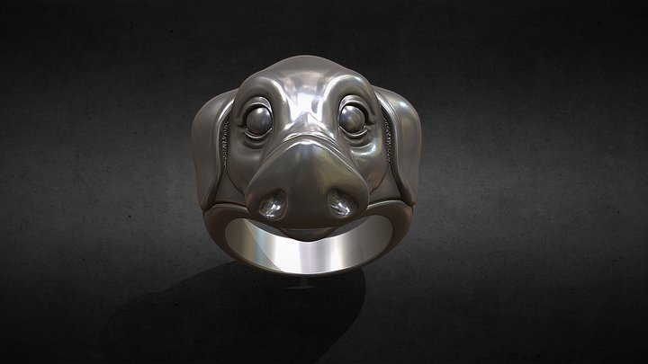 ArtemVoron Ring Pig Zoë 3D Model
