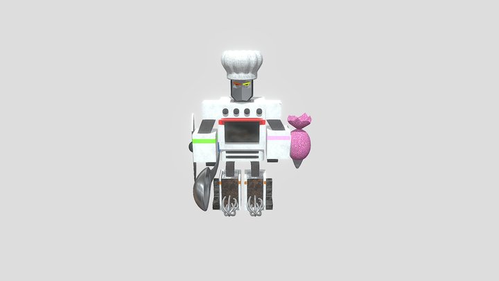 Chef Bake King 3D Model