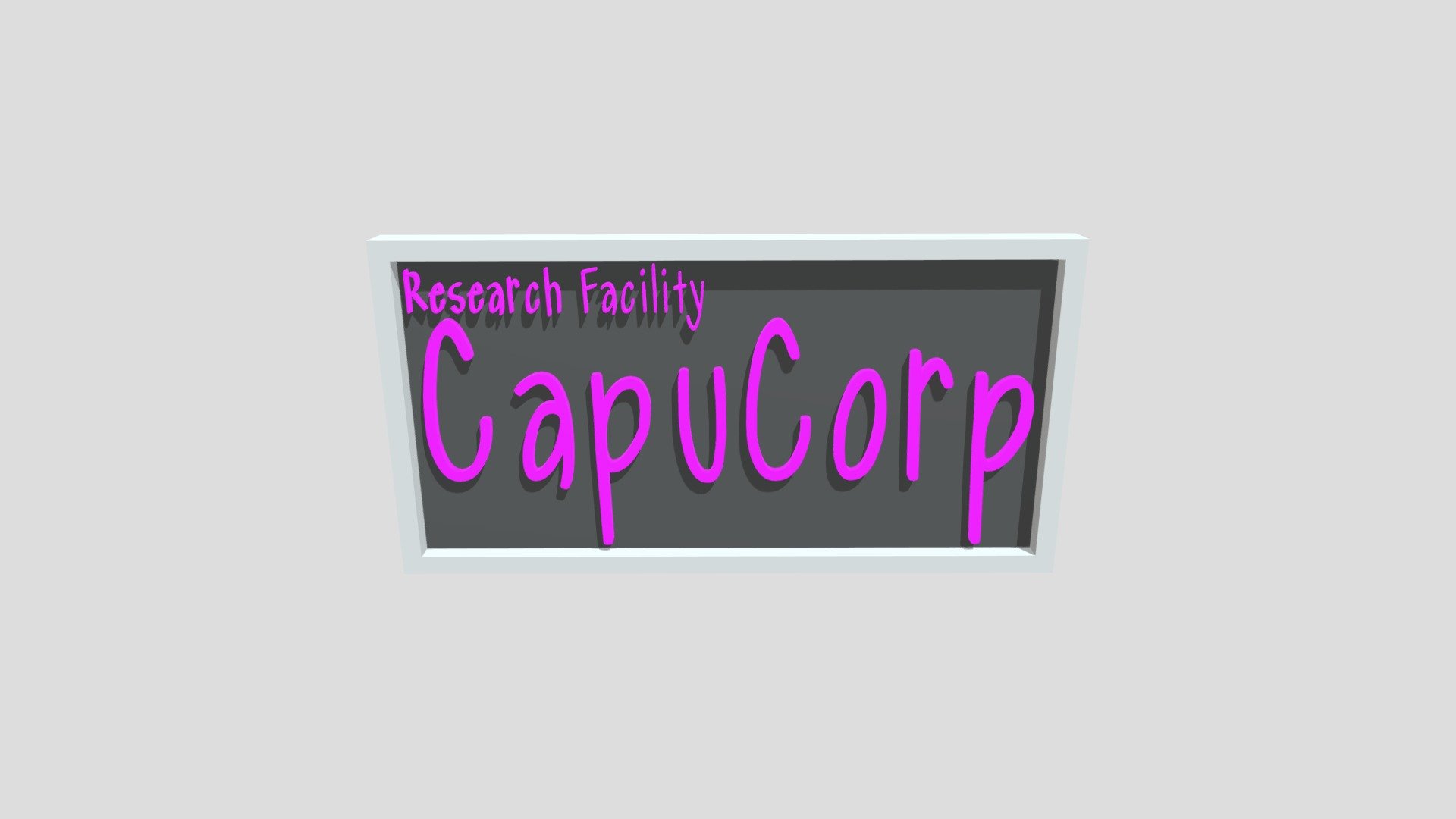 Capucorp sign - Download Free 3D model by guy (@lethalmodels) [abfb7cd ...