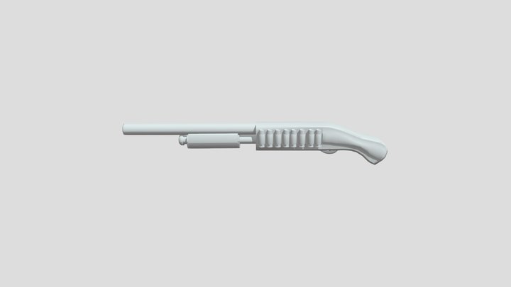 shut gun 3D Model