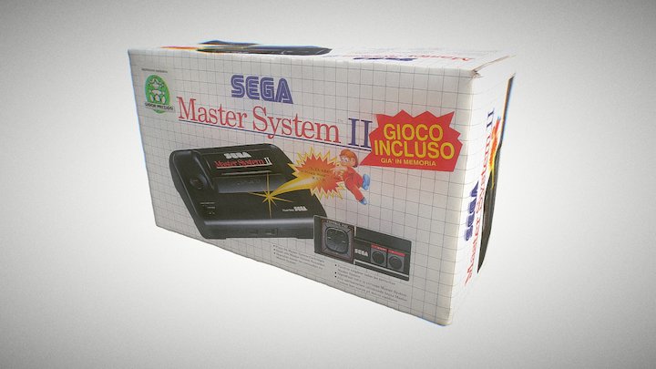 SEGA Master System II BOX (IT Giochi Preziosi) 3D Model