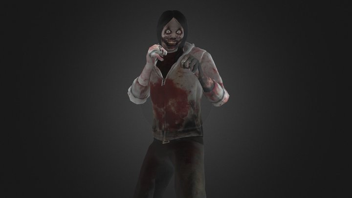 Jeff The Killer rigged with animation 3D Model