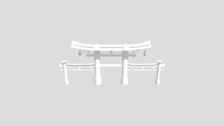 Japanese Gate – Gratis 3D-model STL