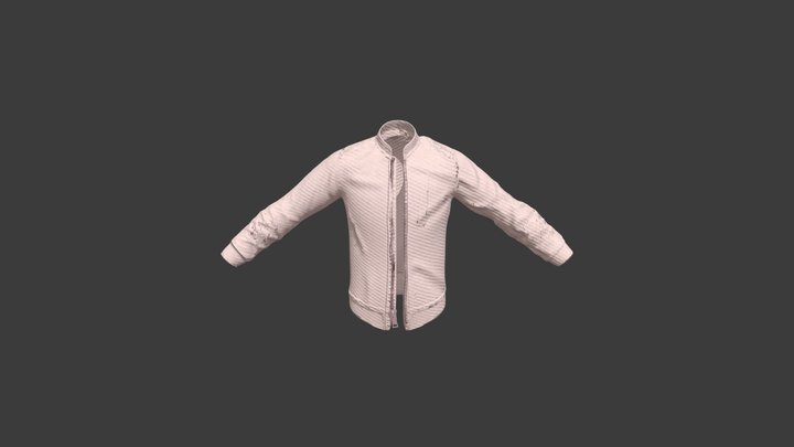 Otterman bomber jacket 3D Model