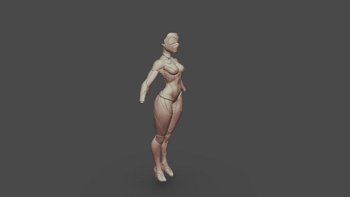 Sci-fi armor 3D Model