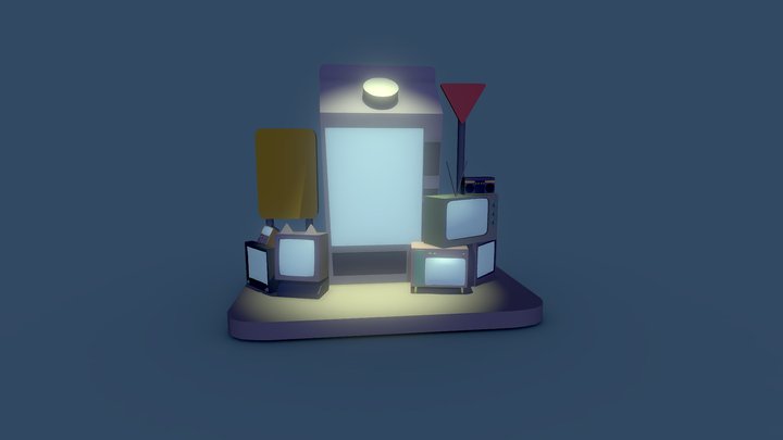 Night Vending 3D Model