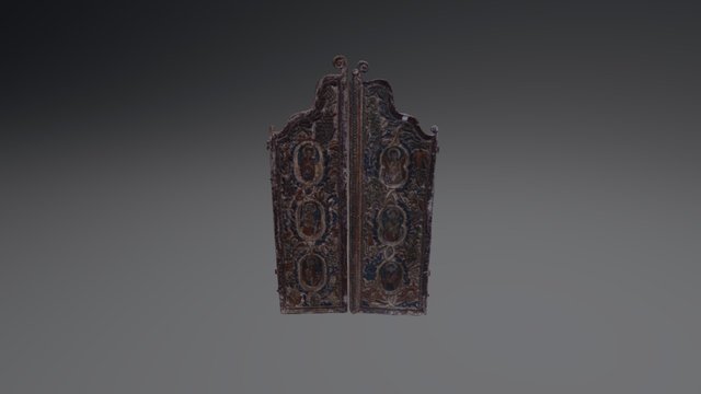 Porta imparateasca - Nicula 3D Model