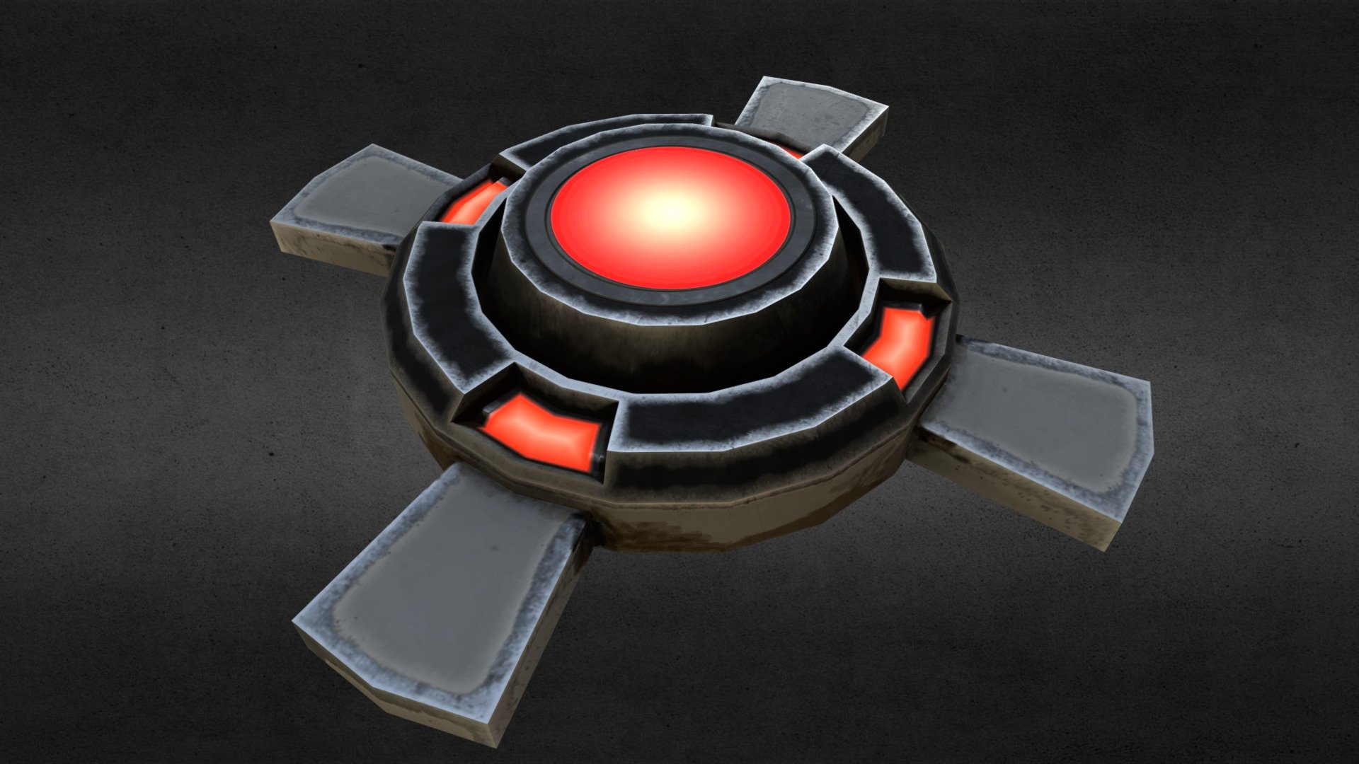 Landmine - 3D model by Adamh5 [abffb7a] - Sketchfab