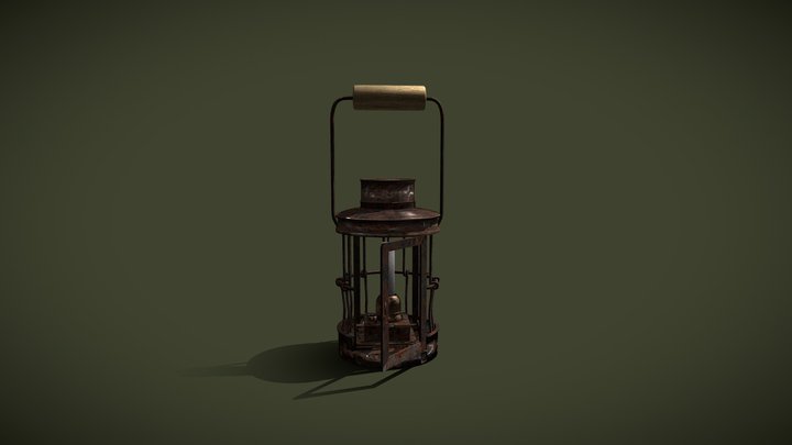 Rusty Lamp(Light Pack) 3D Model