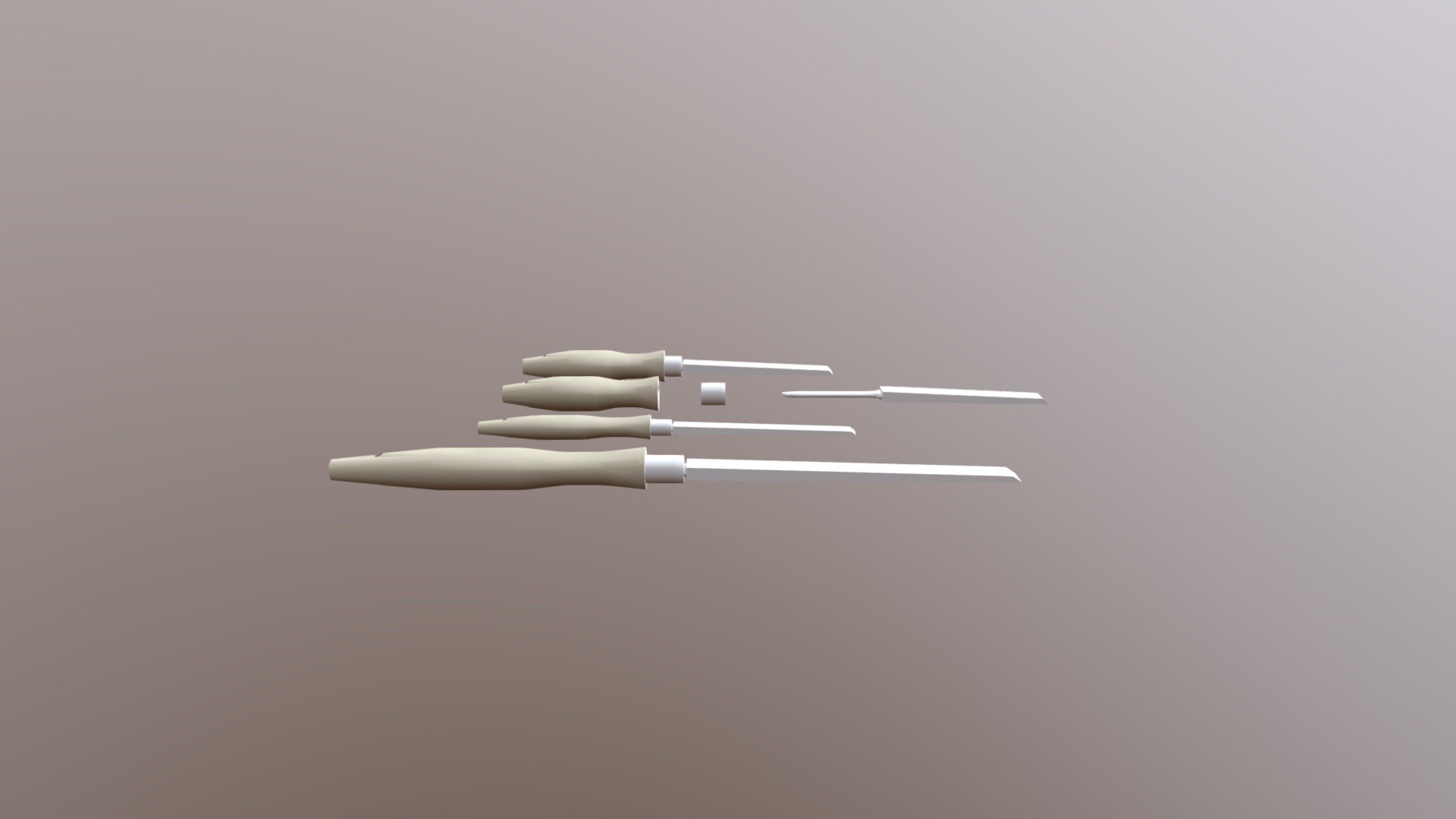 Chisels - 3D model by Oreosotasty [ac01016] - Sketchfab
