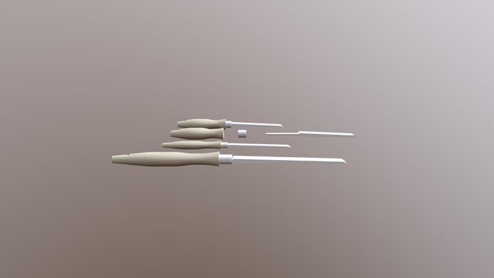 Chisels 3D Model