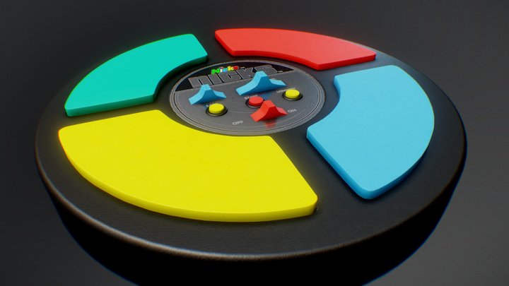Pattern Game (Simon) 3D Model