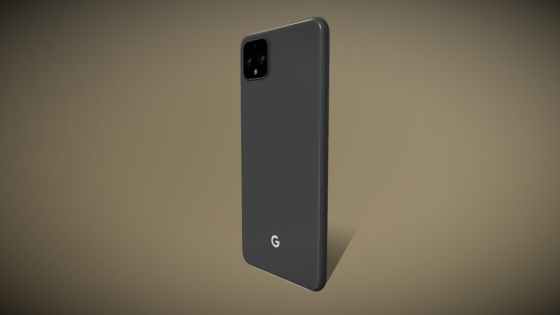 3D model Google Pixel 4XL smartphone - This is a 3D model of the Google Pixel 4XL smartphone. The 3D model is about a cell phone on a table.